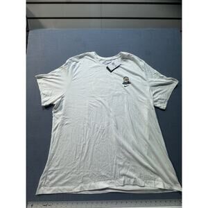 NIKE DRI-FIT Men White Tee Sz 4XL Tall Brand New